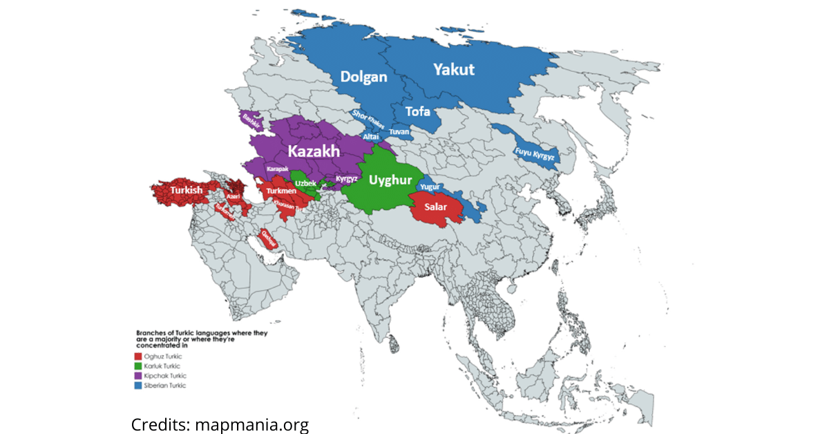 Turkish language geography